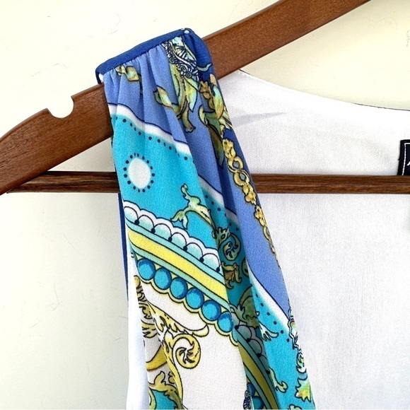 American Living midi dress, sleeveless, with a surplice  top, stretch knit - Picture 7 of 11